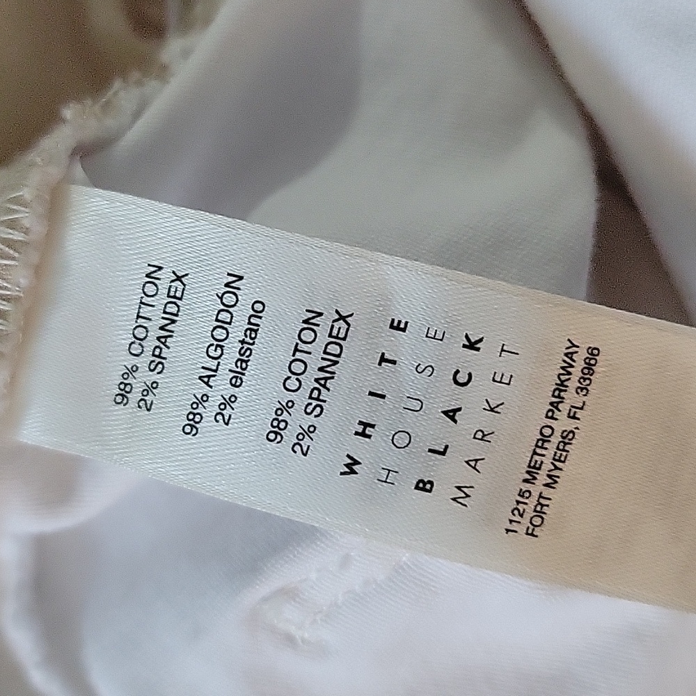 NWT White House Black Market Skimmer Jeans Ankle Zip Skinny Denim Preppy Chic 8 - Picture 8 of 9
